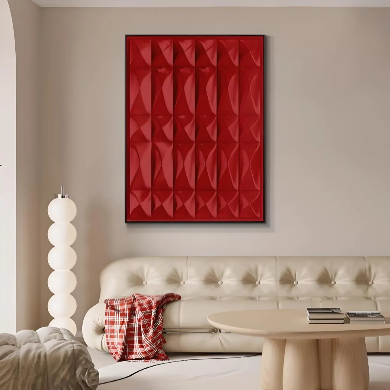 Однотонная декоративная трехмерная картина "Пьяная красавица" 37946-30