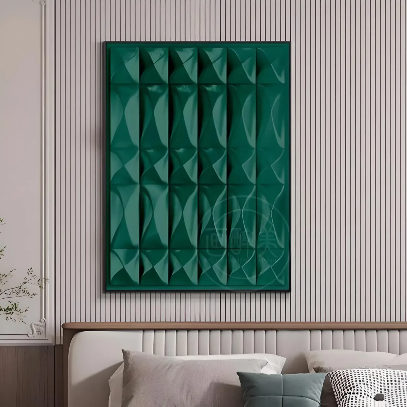 Однотонная декоративная трехмерная картина "Пьяная красавица" 37946-30