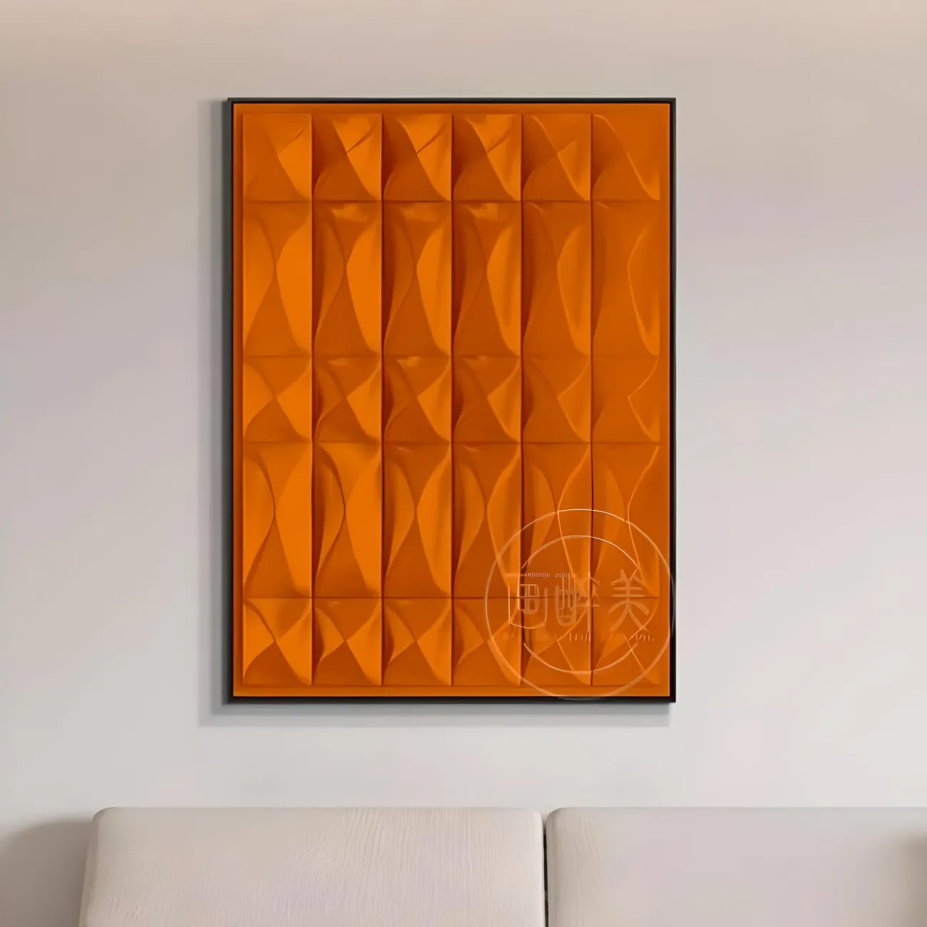 Однотонная декоративная трехмерная картина "Пьяная красавица" 37946-30