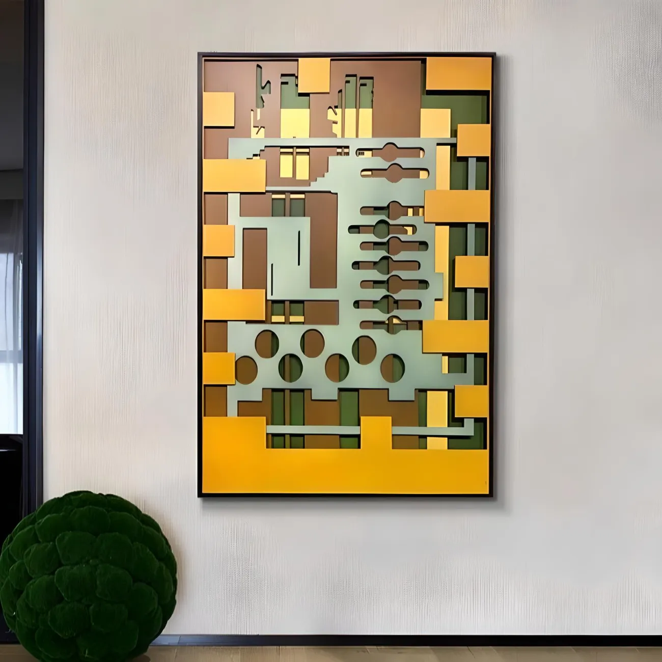 Оригинальная трехмерная абстрактная картина "Пьяная красавица" 37950-30 Оригинальная трехмерная абстрактная картина "Пьяная красавица" 37950-30