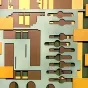 Оригинальная трехмерная абстрактная картина "Пьяная красавица" 37950-30