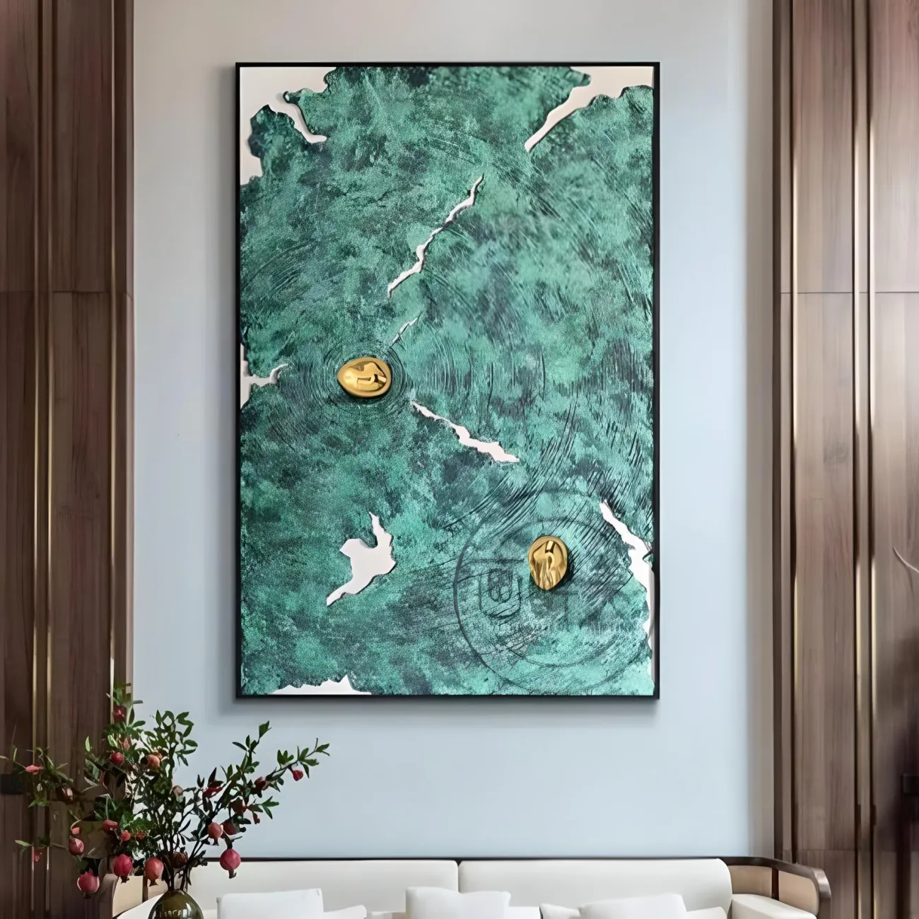 Декоративная картина "Пьяная красавица" 37954-30 в китайском стиле