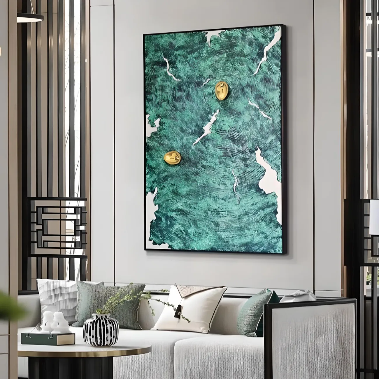 Декоративная картина "Пьяная красавица" 37954-30 в китайском стиле