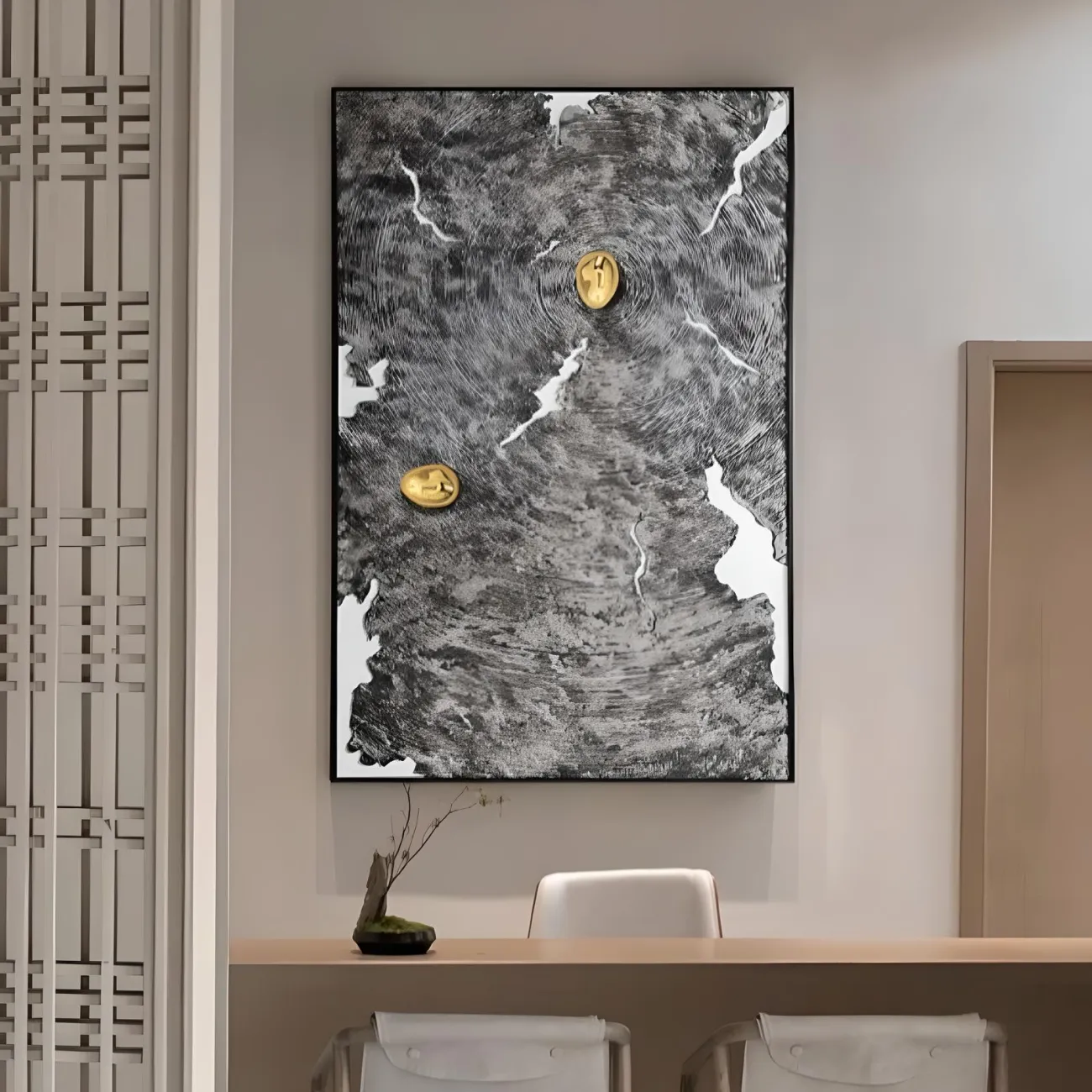 Декоративная картина "Пьяная красавица" 37954-30 в китайском стиле