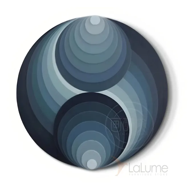 Декоративная круглая трехмерная картина "Пьяная красавица" 37958-30 Декоративная круглая трехмерная картина "Пьяная красавица" 37958-30