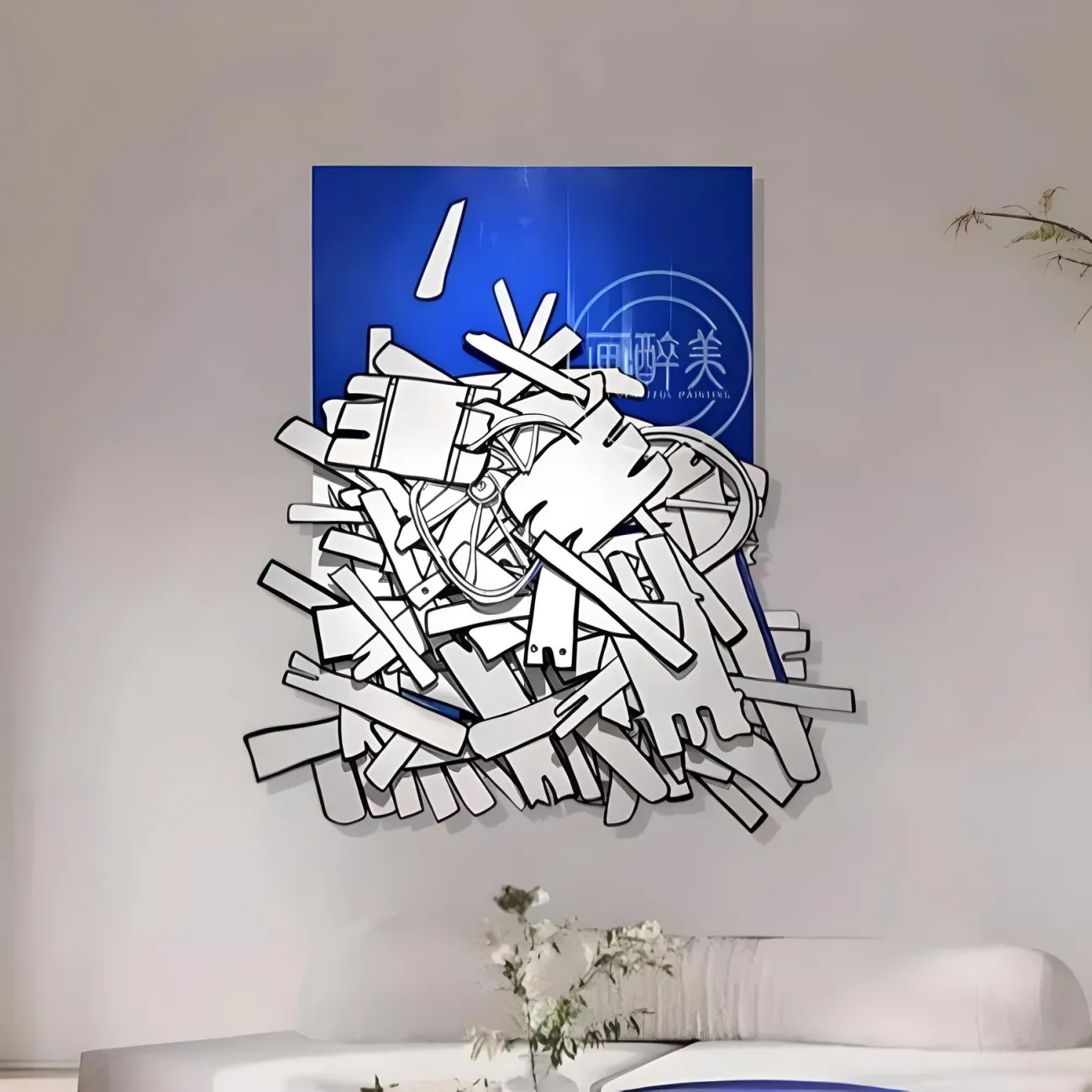 Творческая художественная трехмерная картина "Klein Blue" 37961-30