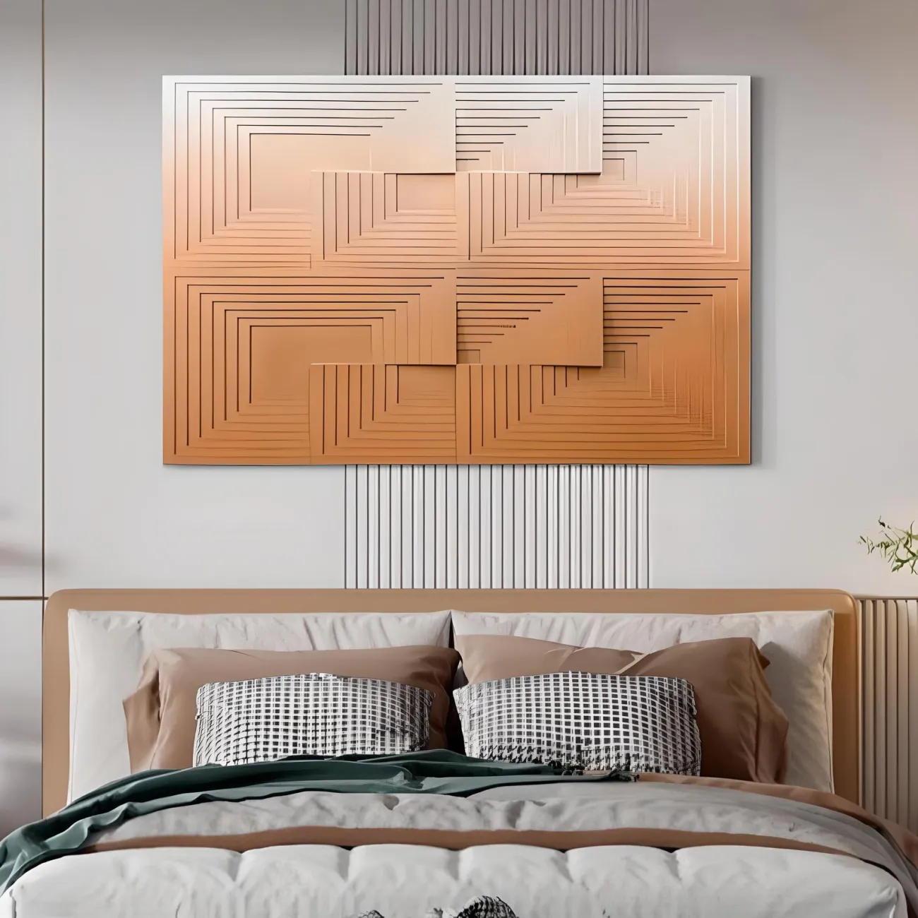 Современная градиентная трехмерная картина "Пьяная красавица" 37963-30