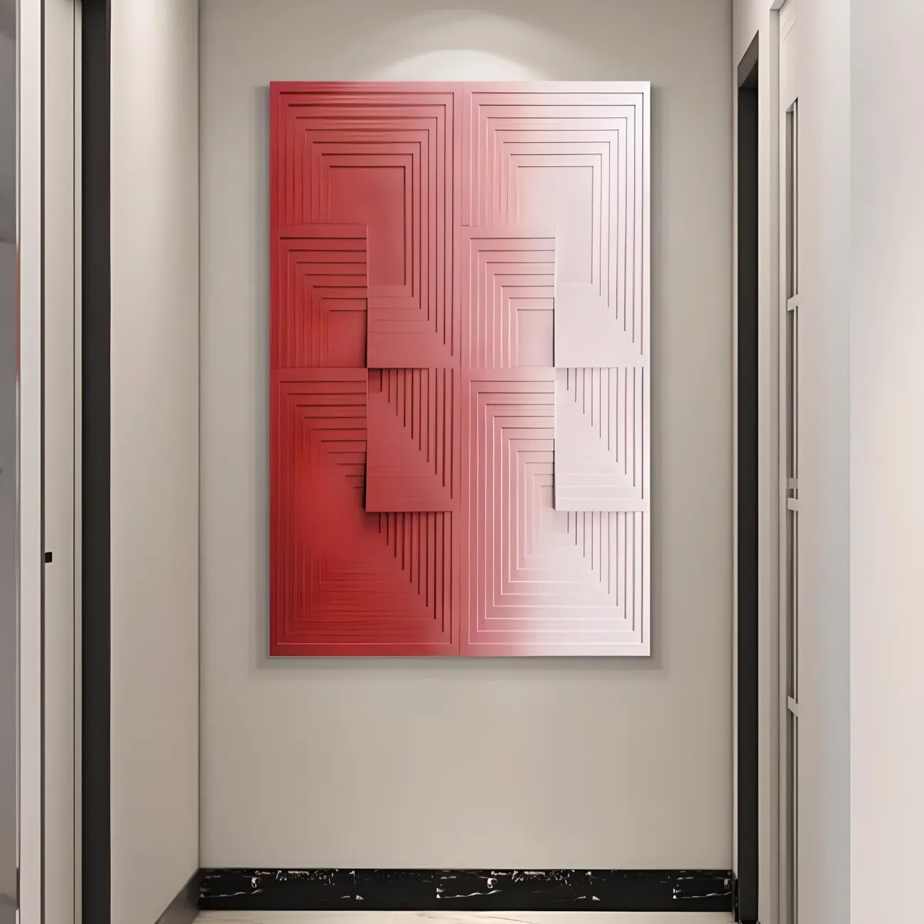 Современная градиентная трехмерная картина "Пьяная красавица" 37963-30