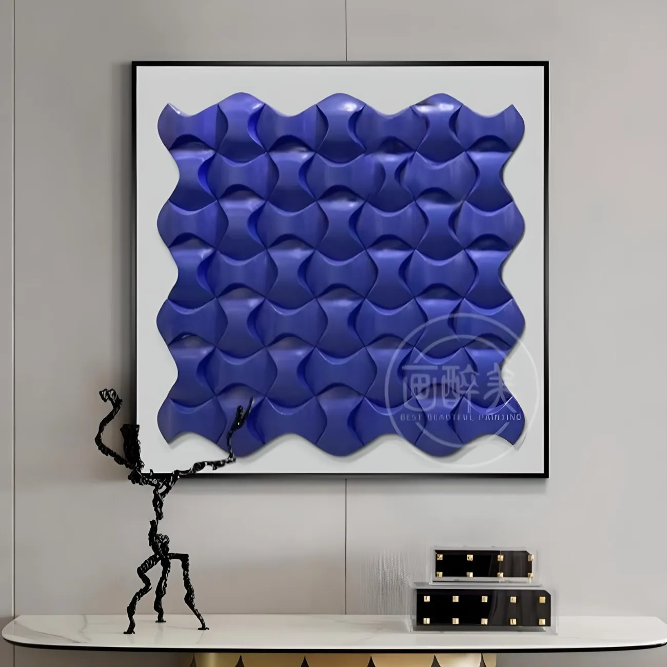 Светлая роскошная современная картина "Пьяная красавица" 37966-30