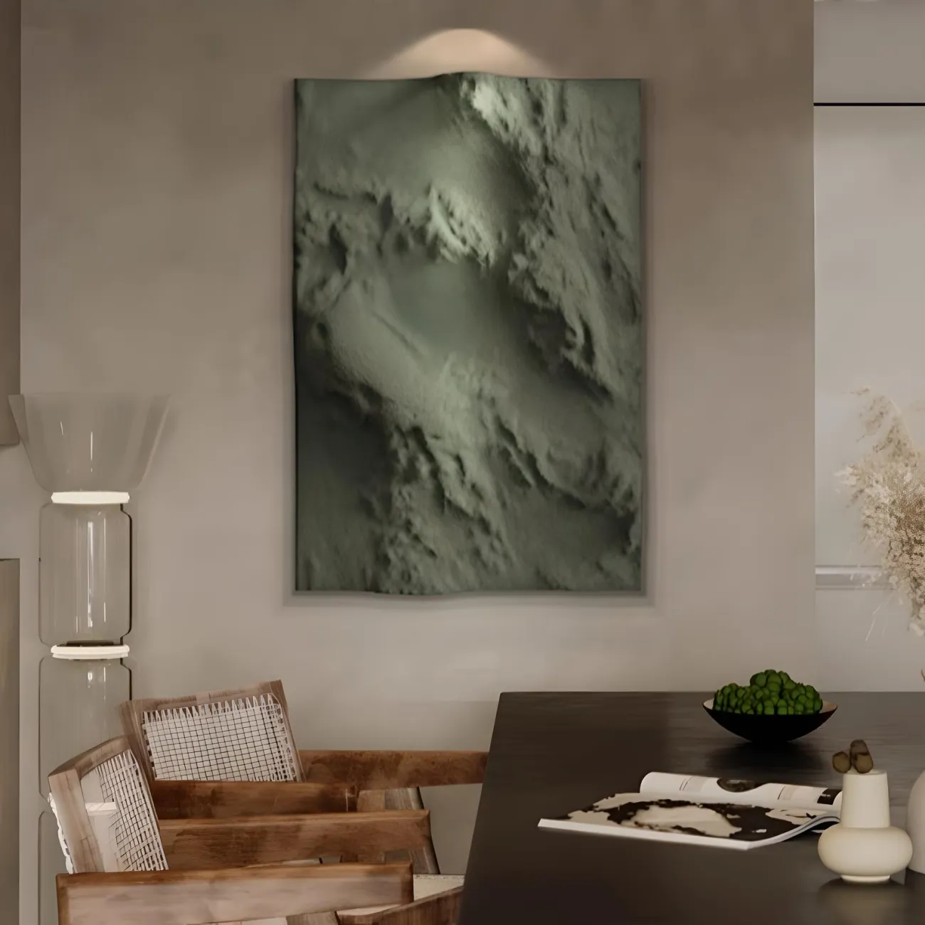 Минималистичная трехмерная рельефная картина "Пьяная красавица" 37968-30