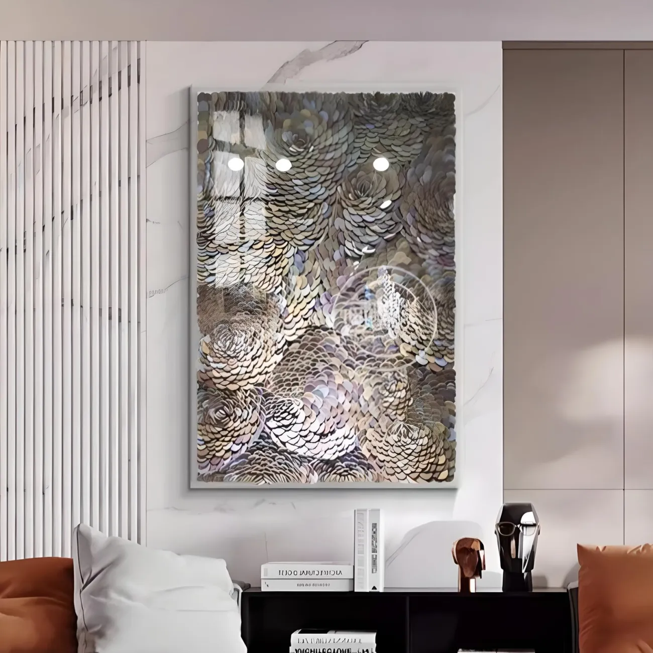 Акриловая кожаная трехмерная картина "Пьяная красавица" 37971-30