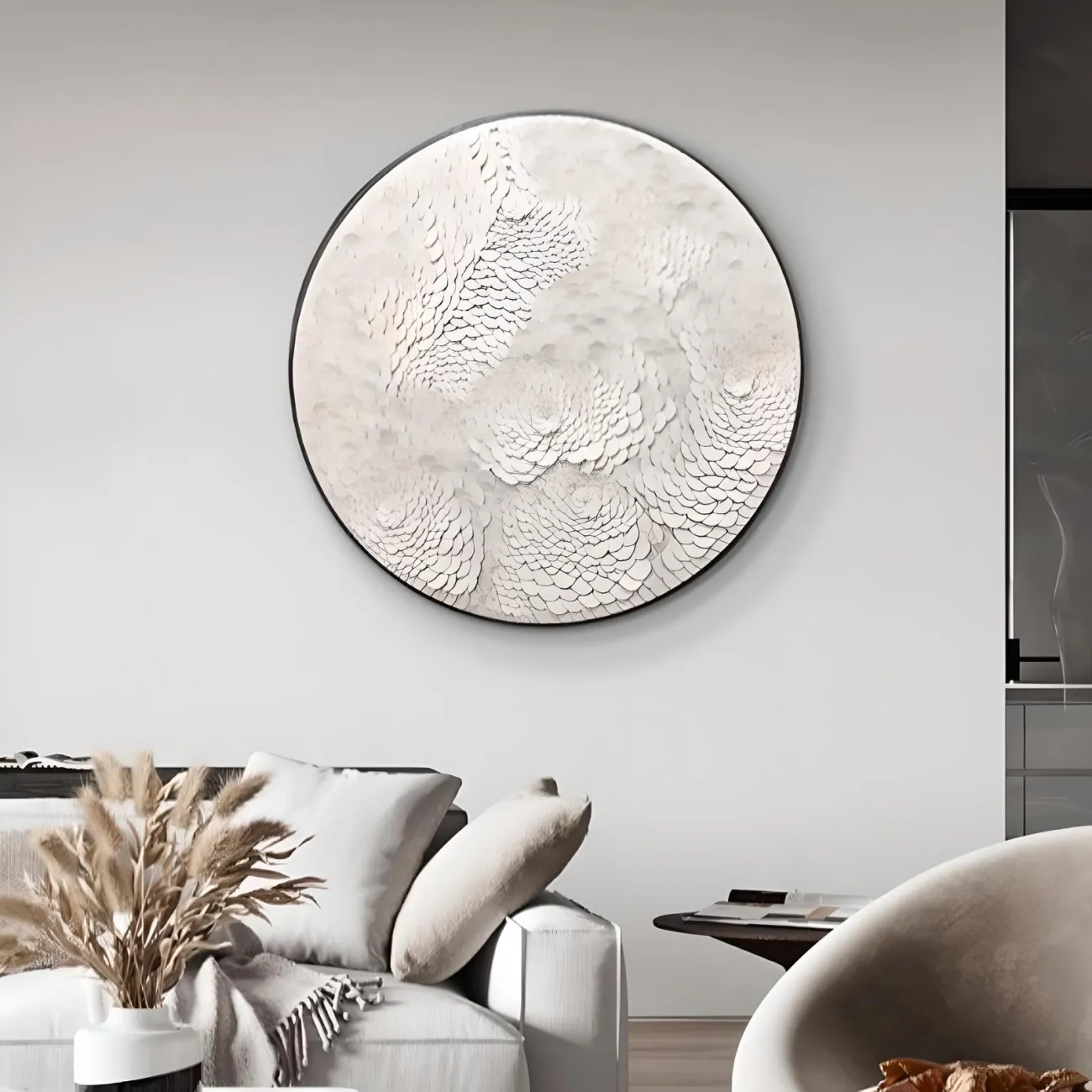 Абстрактная кожаная трехмерная картина "Пьяная красавица" 37975-30