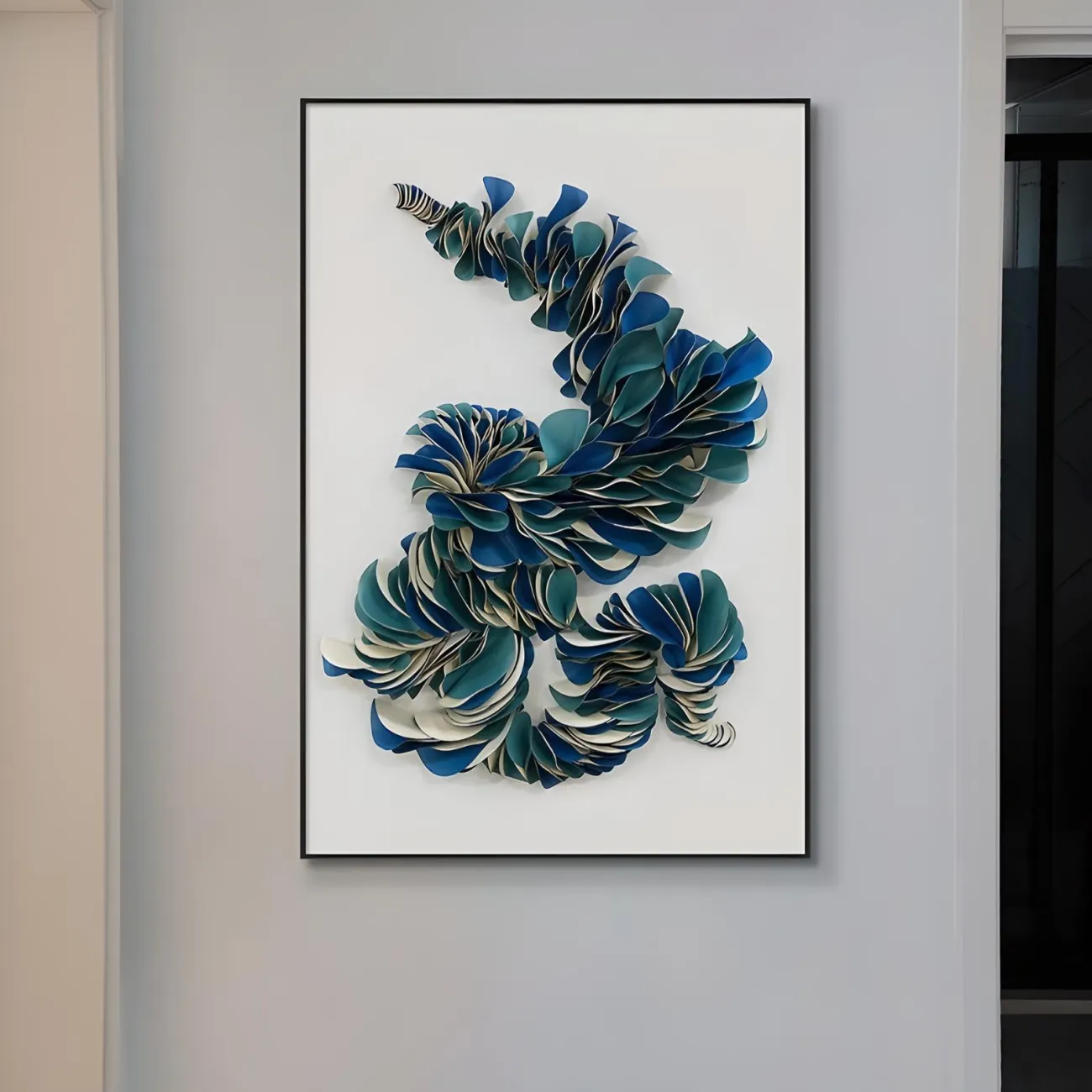 Креативная кожаная трехмерная картина "Пьяная красавица" 37977-30