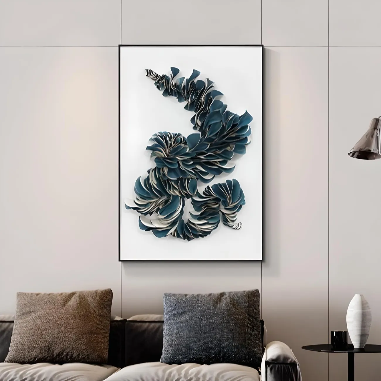 Креативная кожаная трехмерная картина "Пьяная красавица" 37977-30