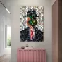 Трехмерная деревянная картина "Пьяная красавица" 37983-30 в стиле ретро