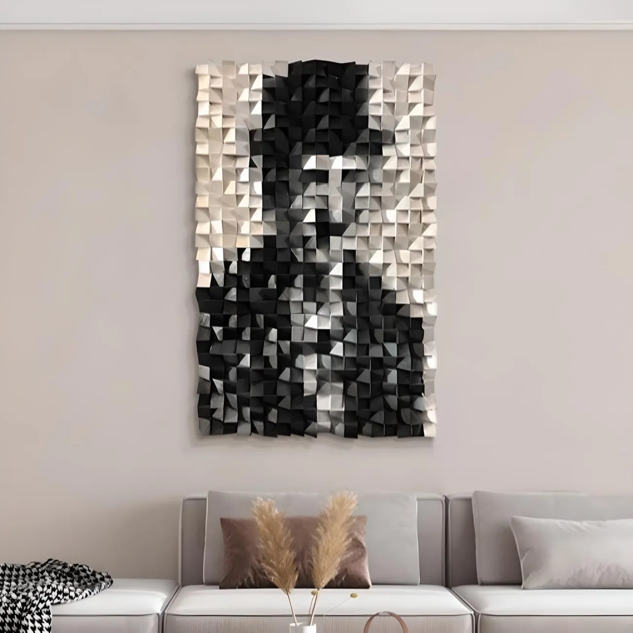 Трехмерная деревянная картина "Пьяная красавица" 37983-30 в стиле ретро