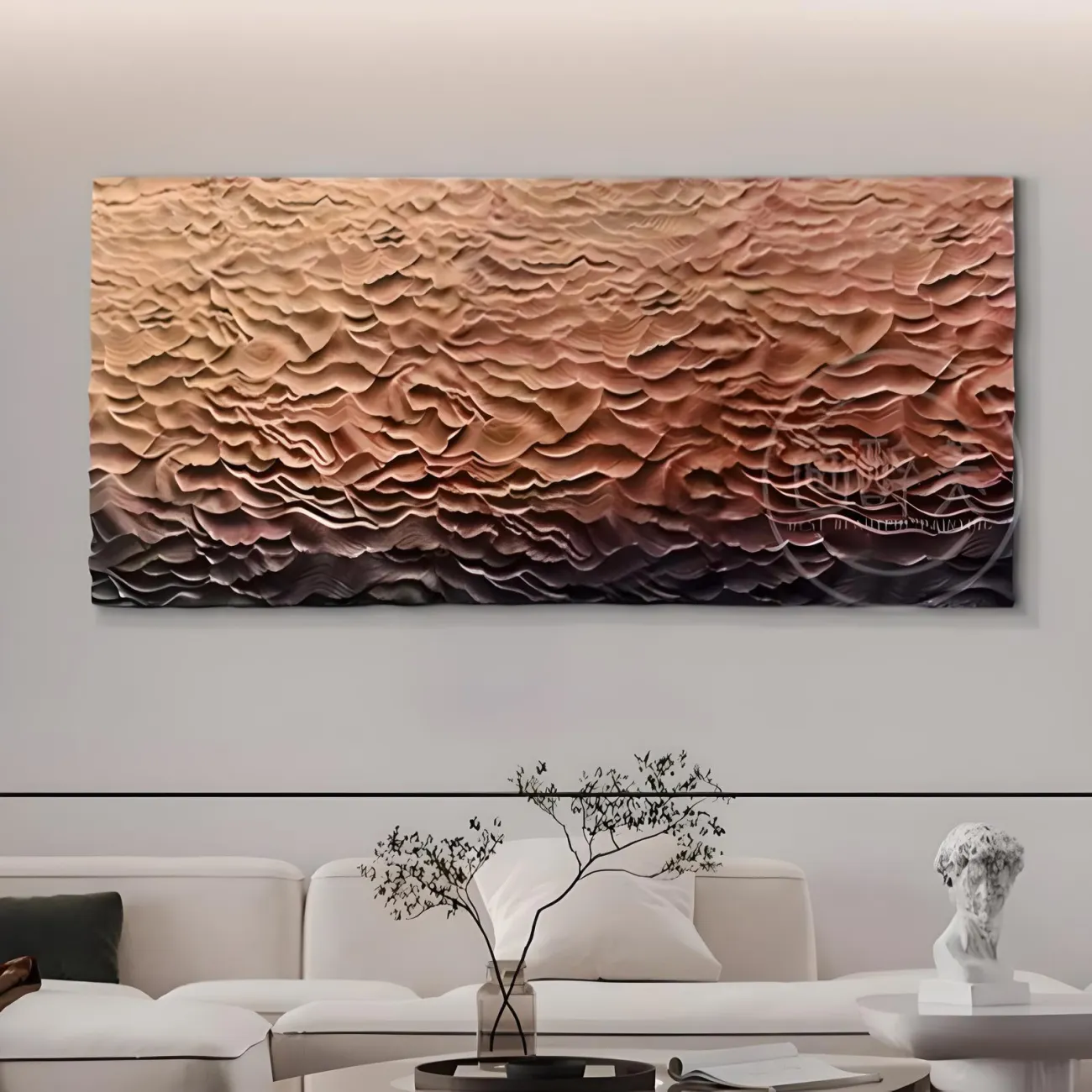 Рельефная абстрактная трехмерная картина "Пьяная красавица" 37984-30