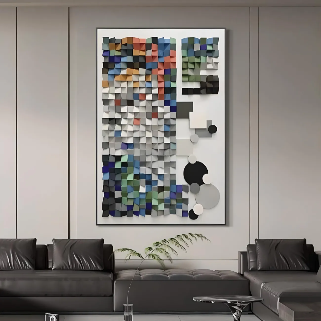 Креативная абстрактная трехмерная картина "Пьяная красавица" 37989-30