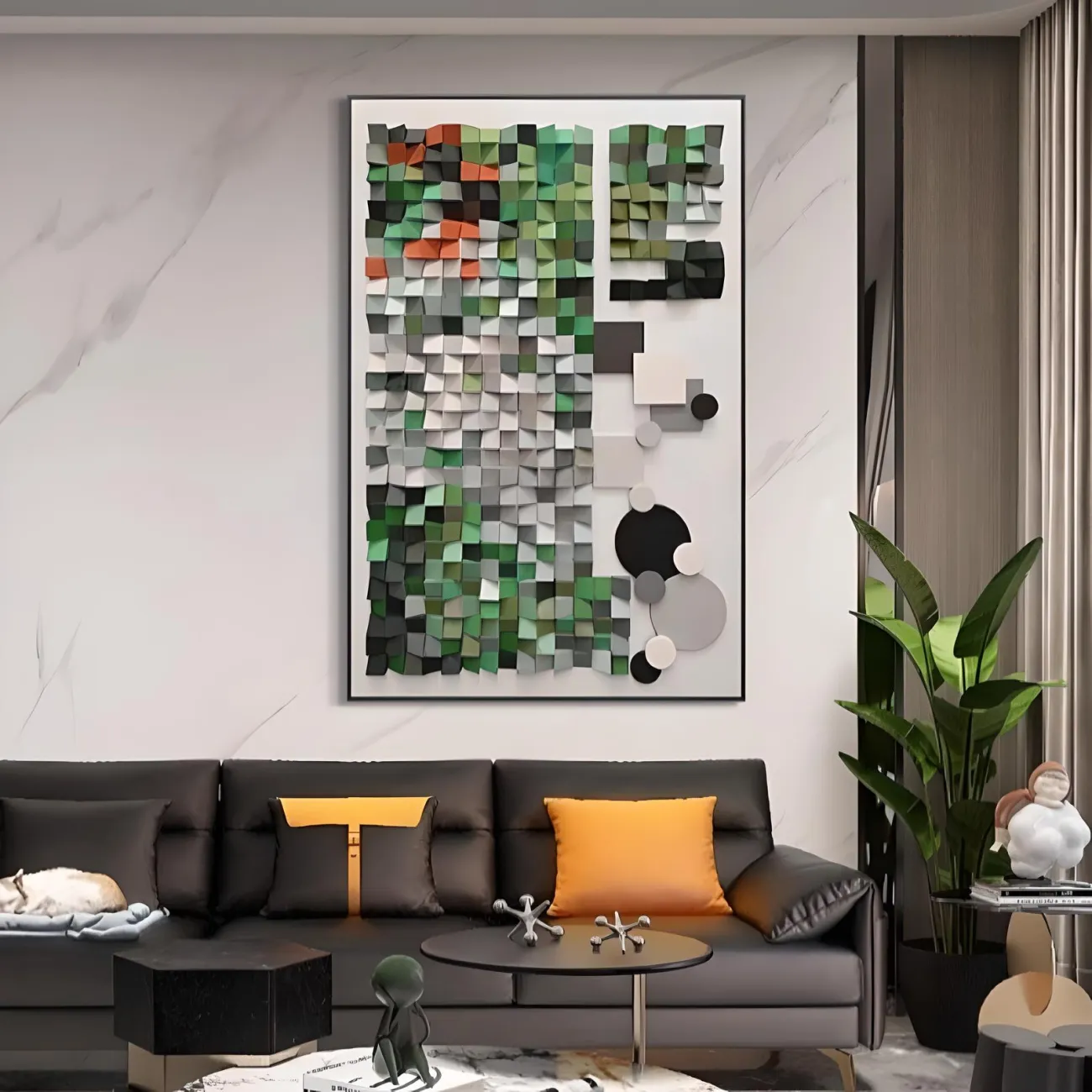 Креативная абстрактная трехмерная картина "Пьяная красавица" 37989-30