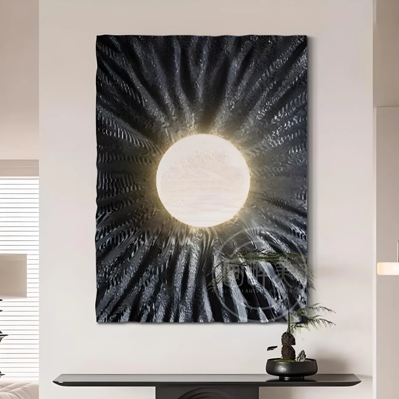 Светящаяся декоративная трехмерная картина "Пьяная красавица" 37990-30