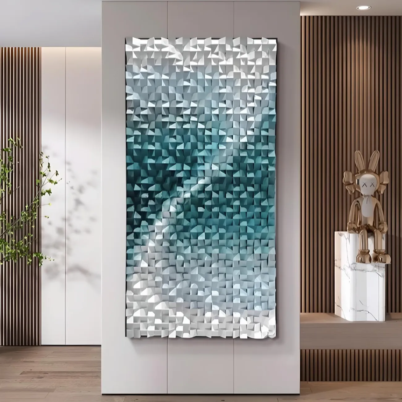 Современная мозаичная трехмерная картина "Пьяная красавица" 37994-30