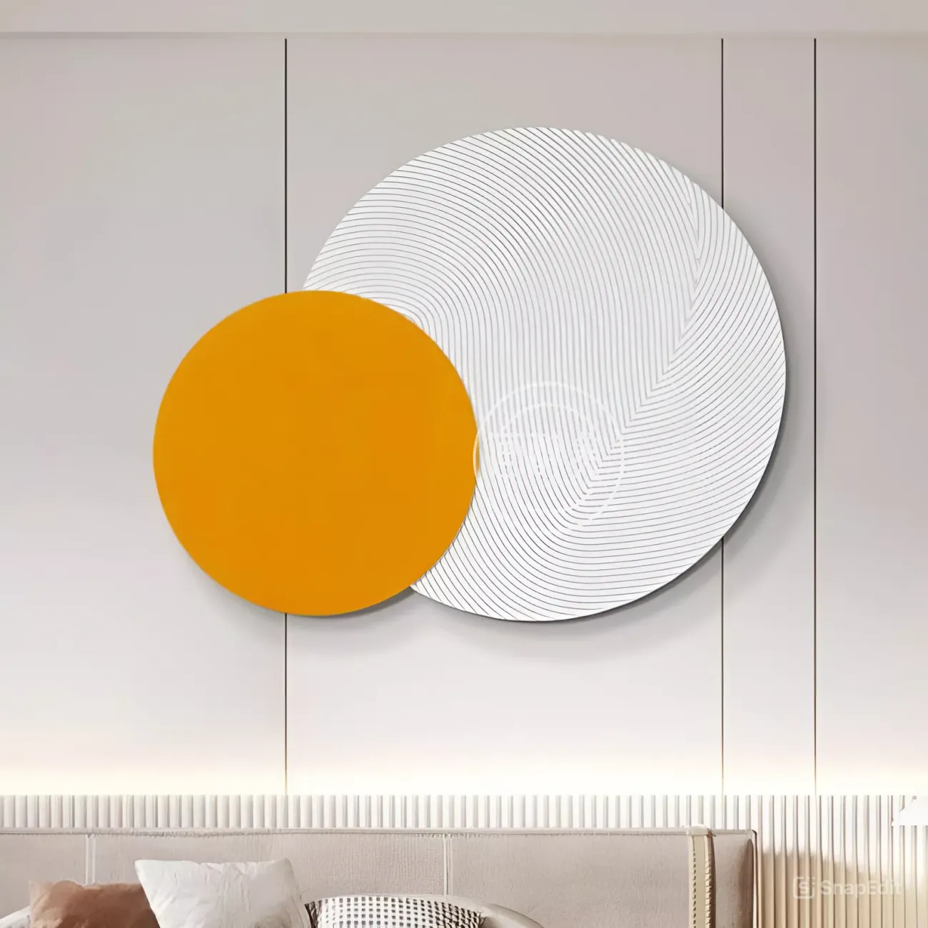 Геометрическая современная трехмерная картина "Пьяная красавица" 37998-30