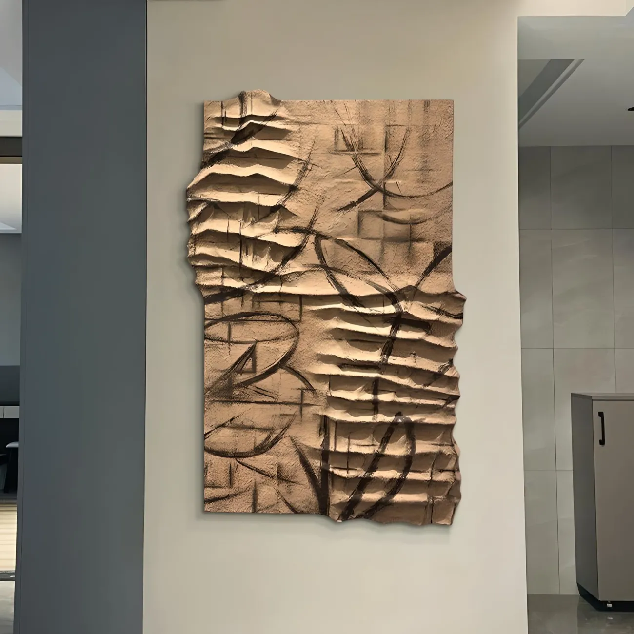 Трехмерная рельефная картина "Пьяная красавица" 38008-30