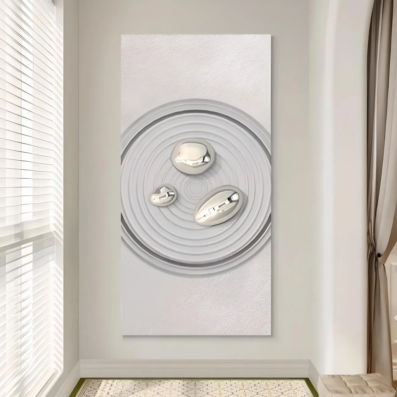 Оригинальная минималистская рельефная картина "Пьяная красавица" 38016-30