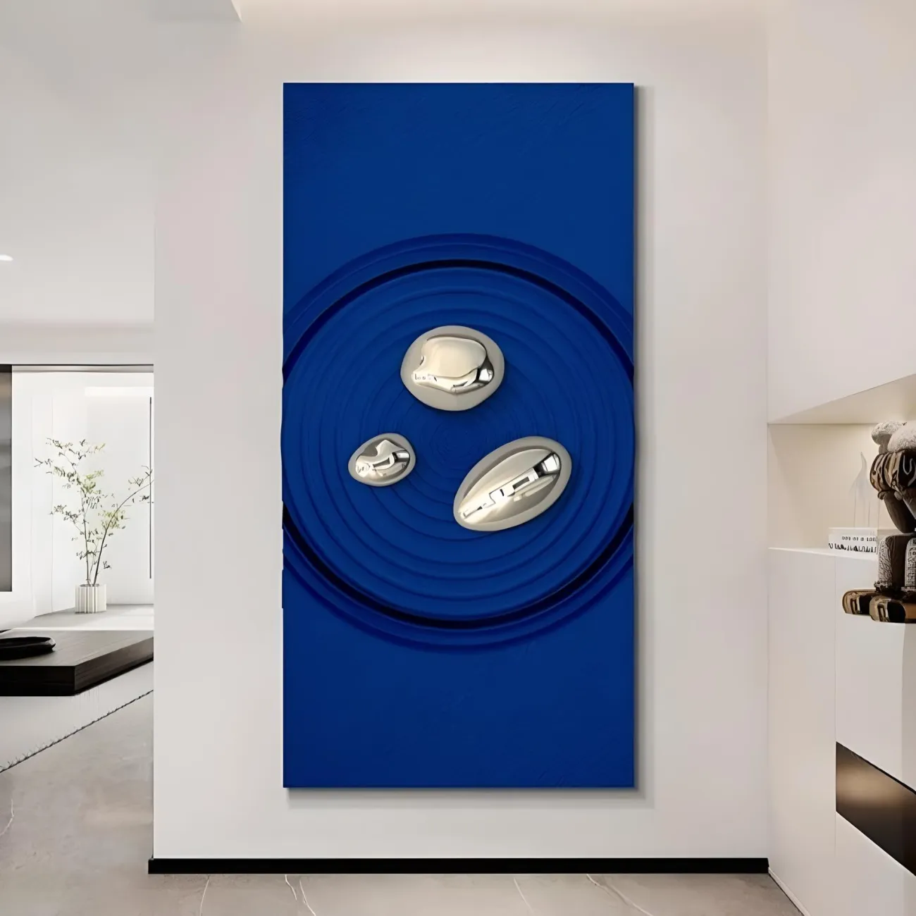 Оригинальная минималистская рельефная картина "Пьяная красавица" 38016-30