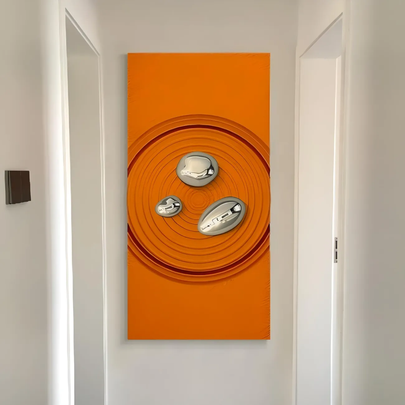 Оригинальная минималистская рельефная картина "Пьяная красавица" 38016-30