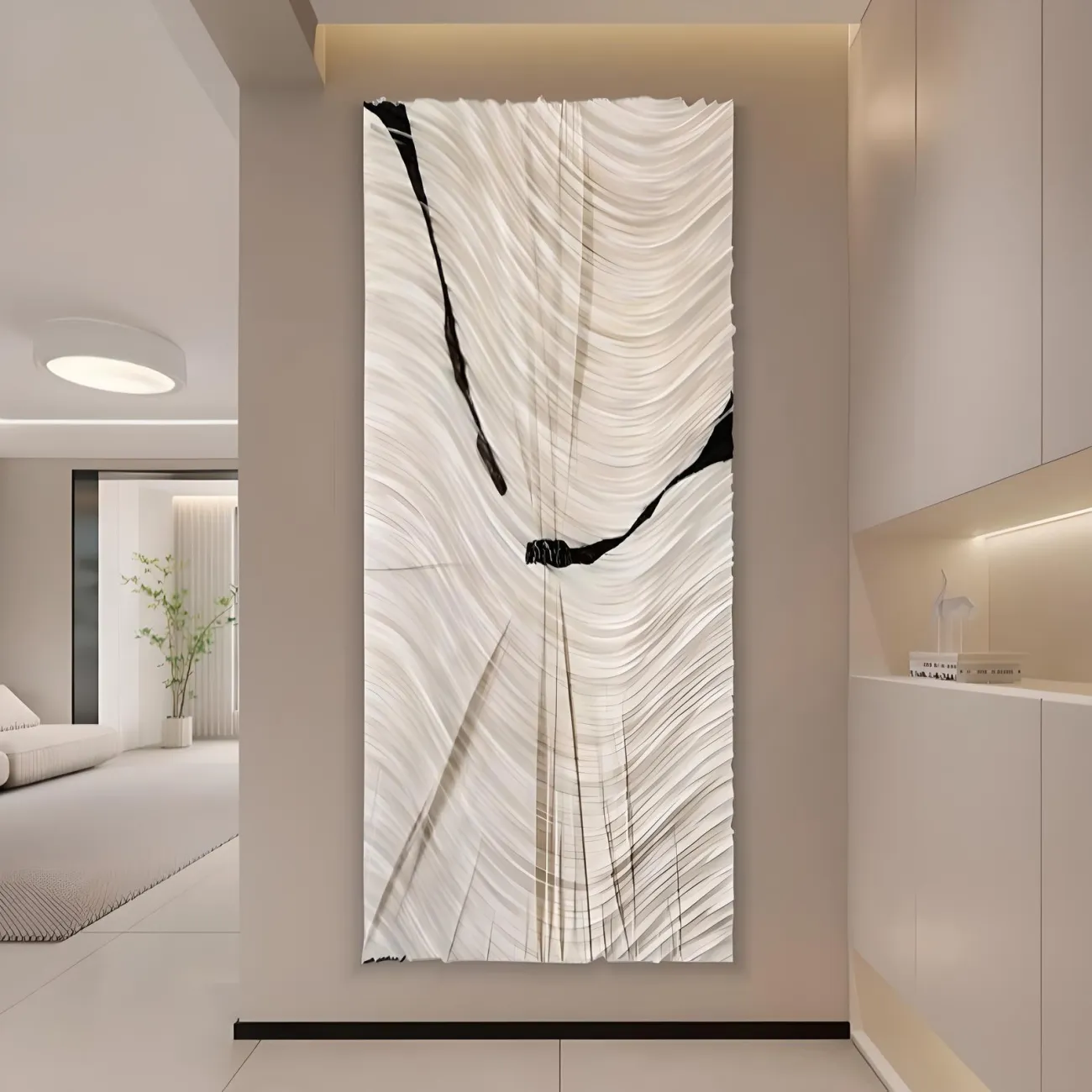 Минималистичная трехмерная бумажная картина "Пьяная красавица" 38018-30