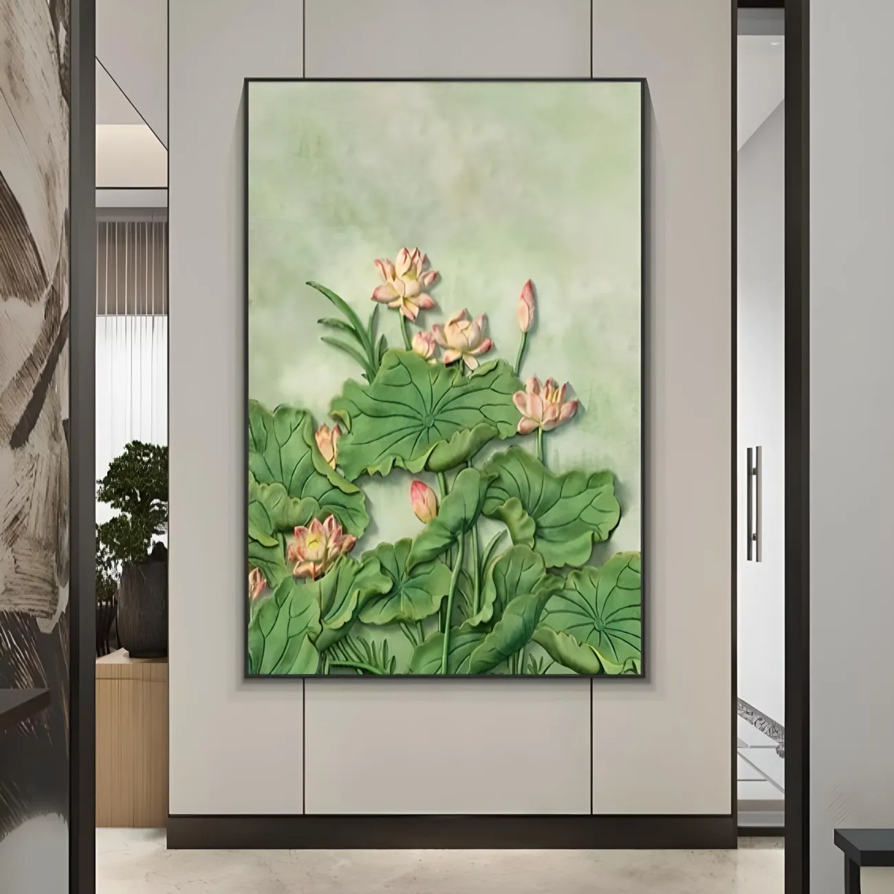 Трехмерная декоративная оригинальная картина "Пьяная красавица" 38021-30