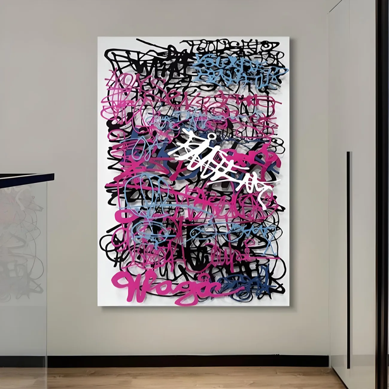 Нишевая креативная трехмерная инсталляция "Пьяная красавица" 38022-30 Нишевая креативная трехмерная инсталляция "Пьяная красавица" 38022-30