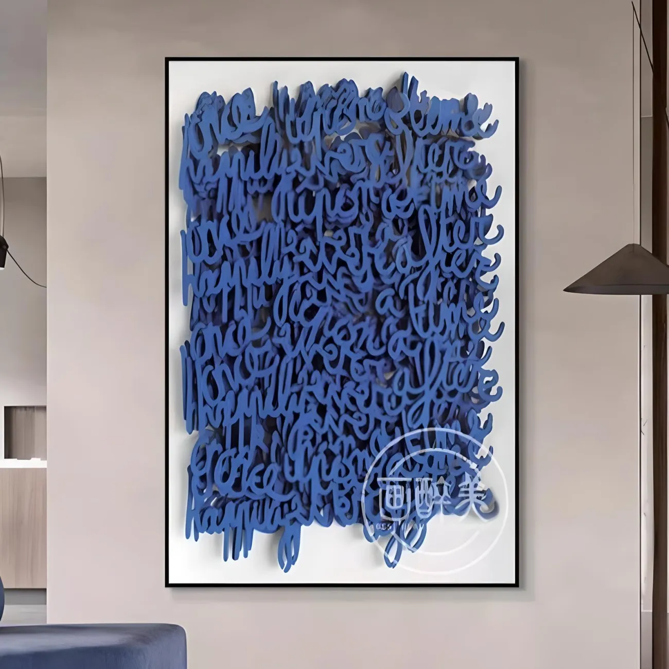 Скандинавская современная трехмерная картина "Пьяная красавица" 38025-30