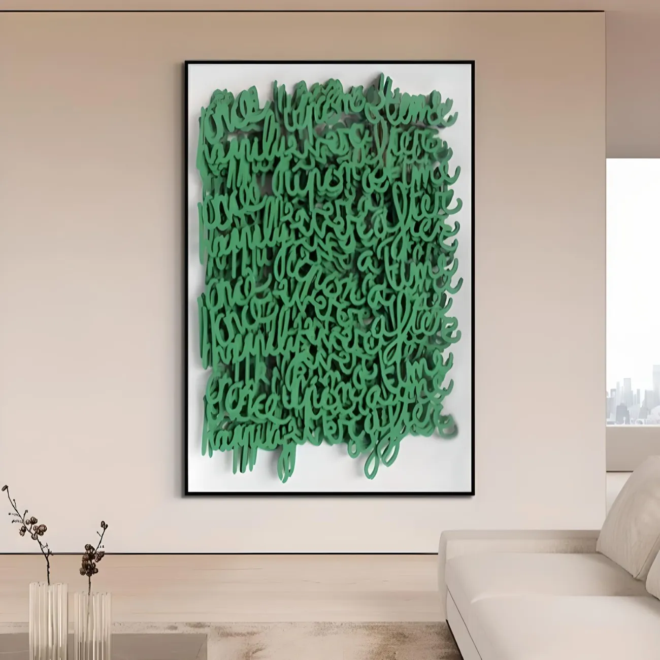 Скандинавская современная трехмерная картина "Пьяная красавица" 38025-30