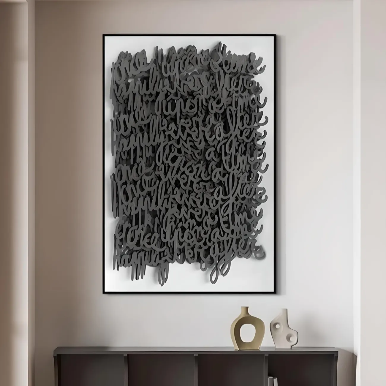 Скандинавская современная трехмерная картина "Пьяная красавица" 38025-30