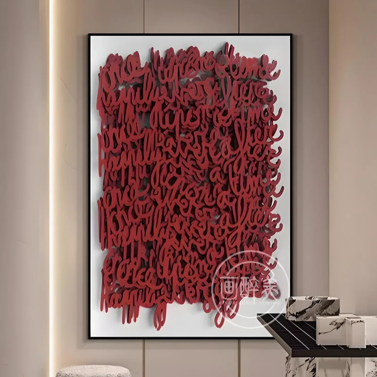 Скандинавская современная трехмерная картина "Пьяная красавица" 38025-30