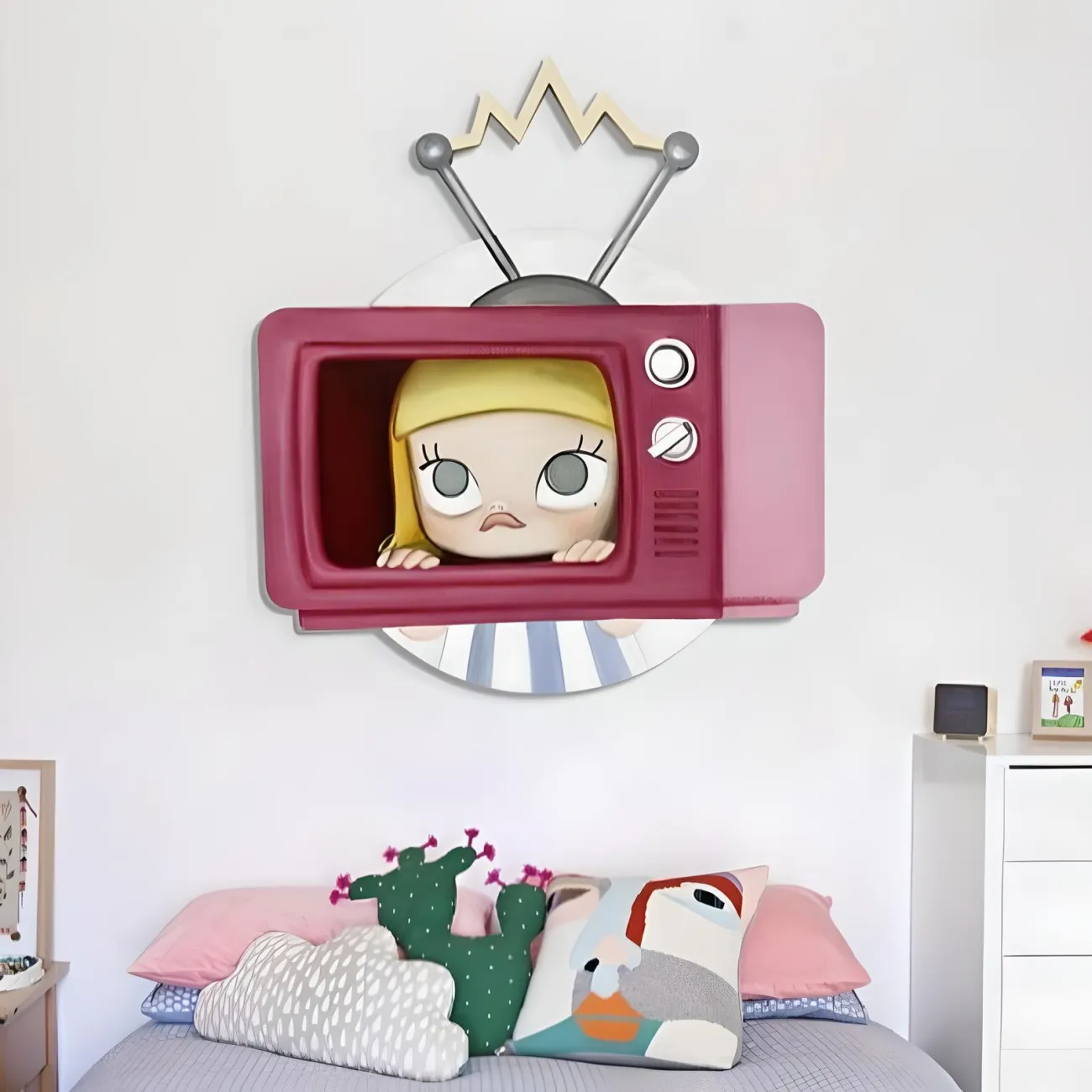 Мультяшная трехмерная фреска "Tide" 38027-30 в стиле современного минимализма