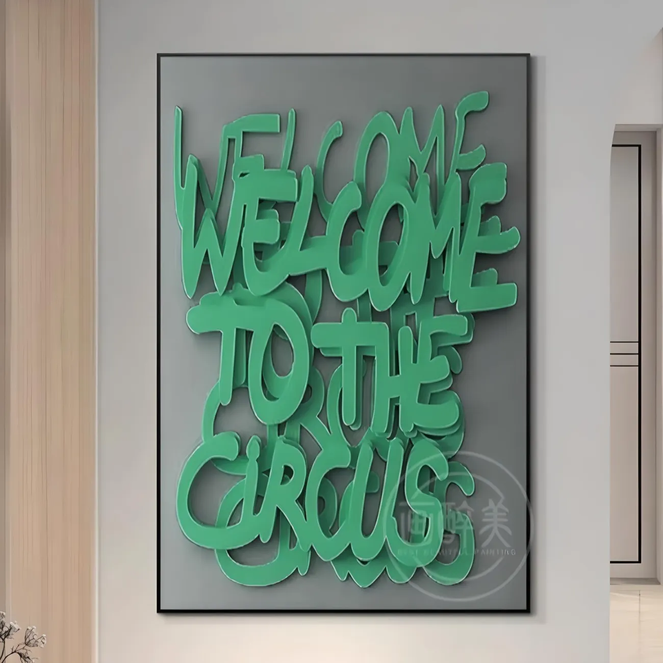 Скандинавская настенная трехмерная картина "Пьяная красавица" 38030-30 Скандинавская настенная трехмерная картина "Пьяная красавица" 38030-30