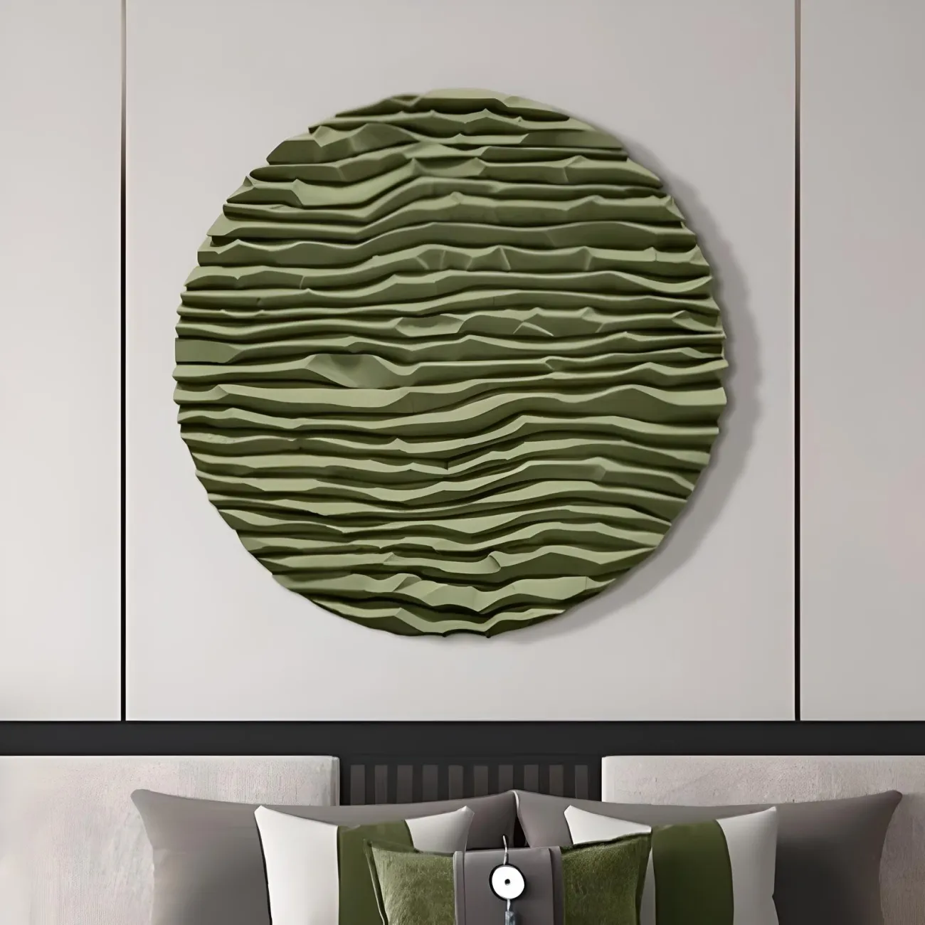 Современная атмосферная абстрактная фреска "Пьяная красавица" 38039-30