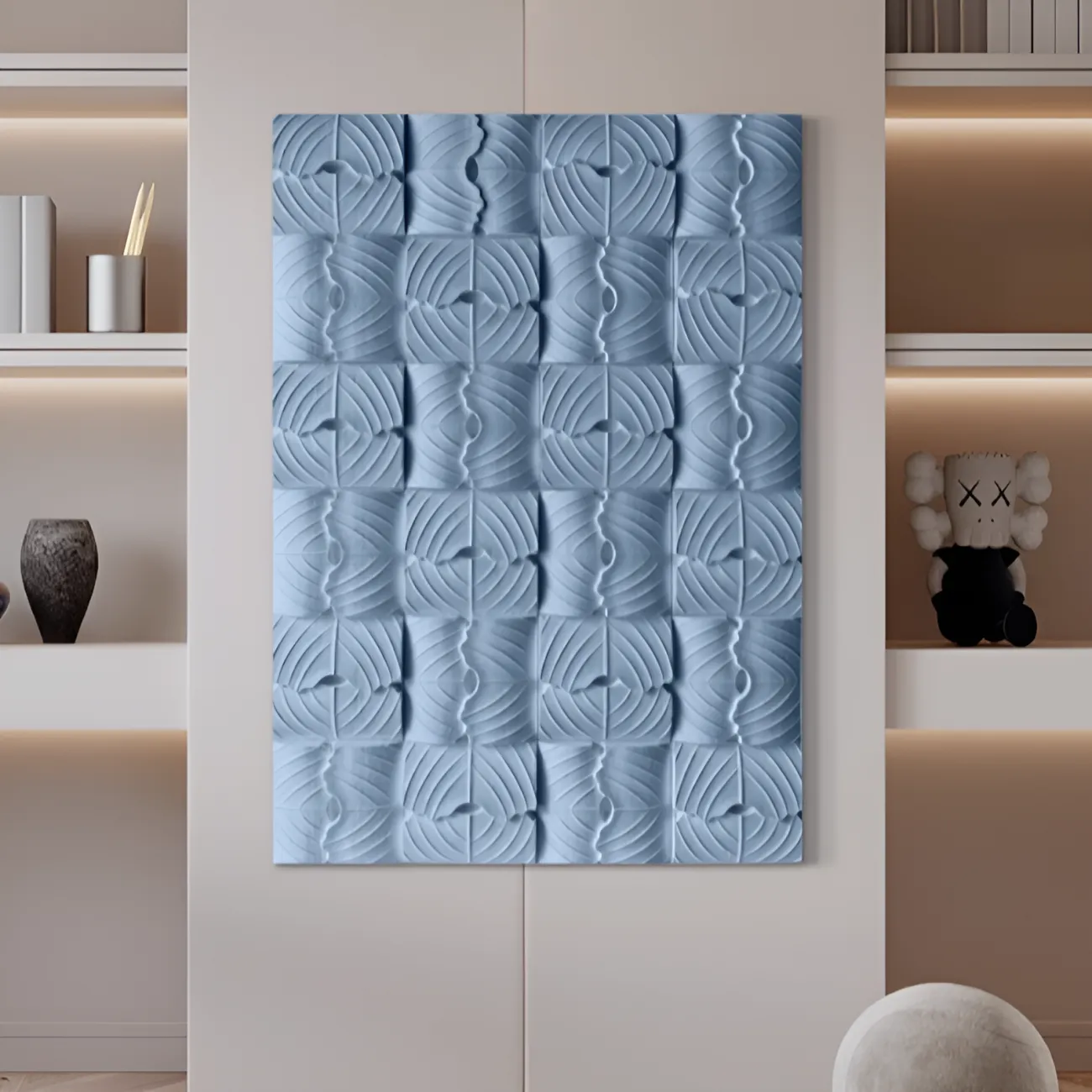 Однотонная минималистичная декоративная картина "Пьяная красавица" 38050-30 Однотонная минималистичная декоративная картина "Пьяная красавица" 38050-30