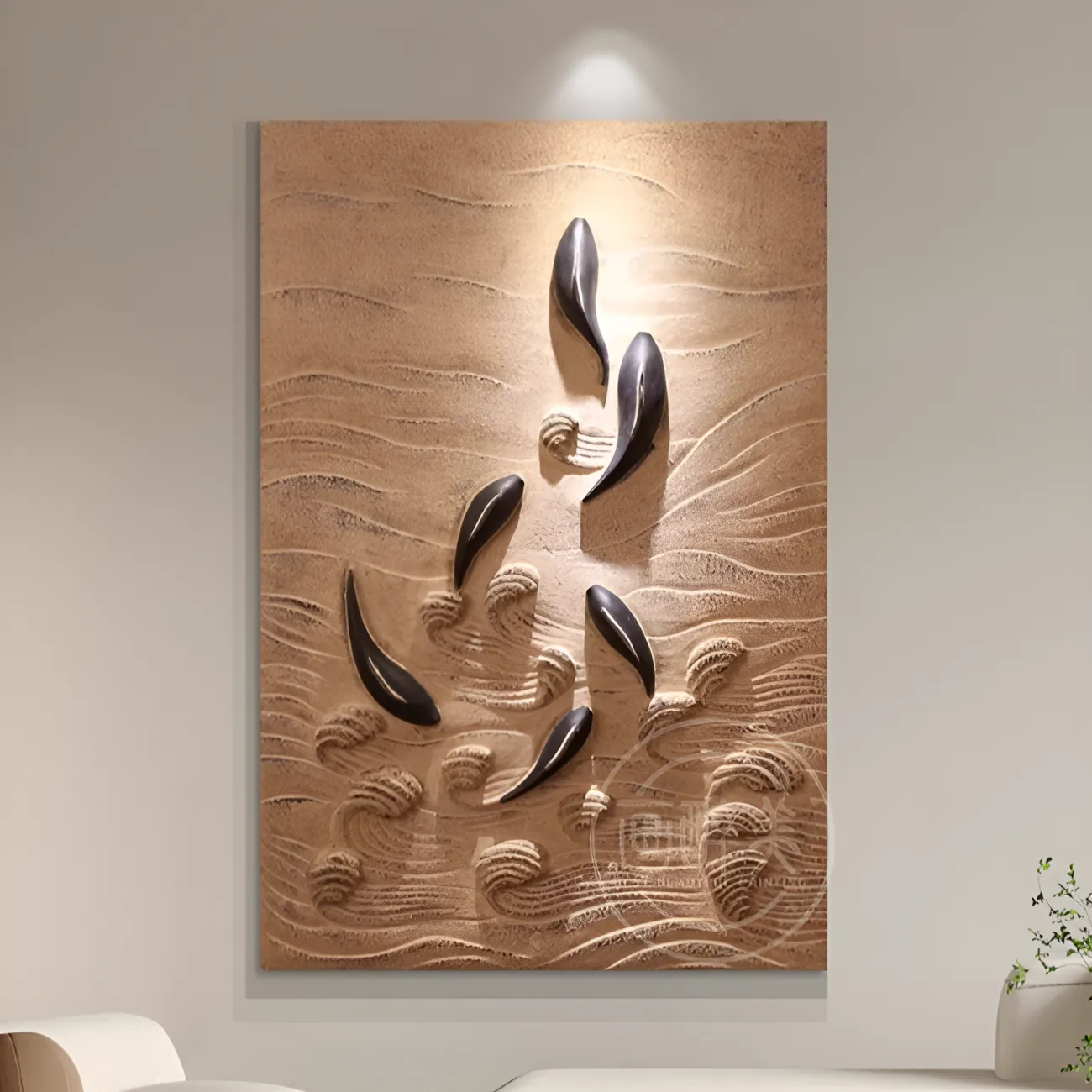 Объемная рельефная декоративная картина "Пьяная красавица" 38051-30