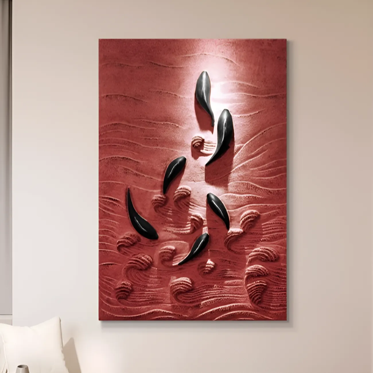 Объемная рельефная декоративная картина "Пьяная красавица" 38051-30