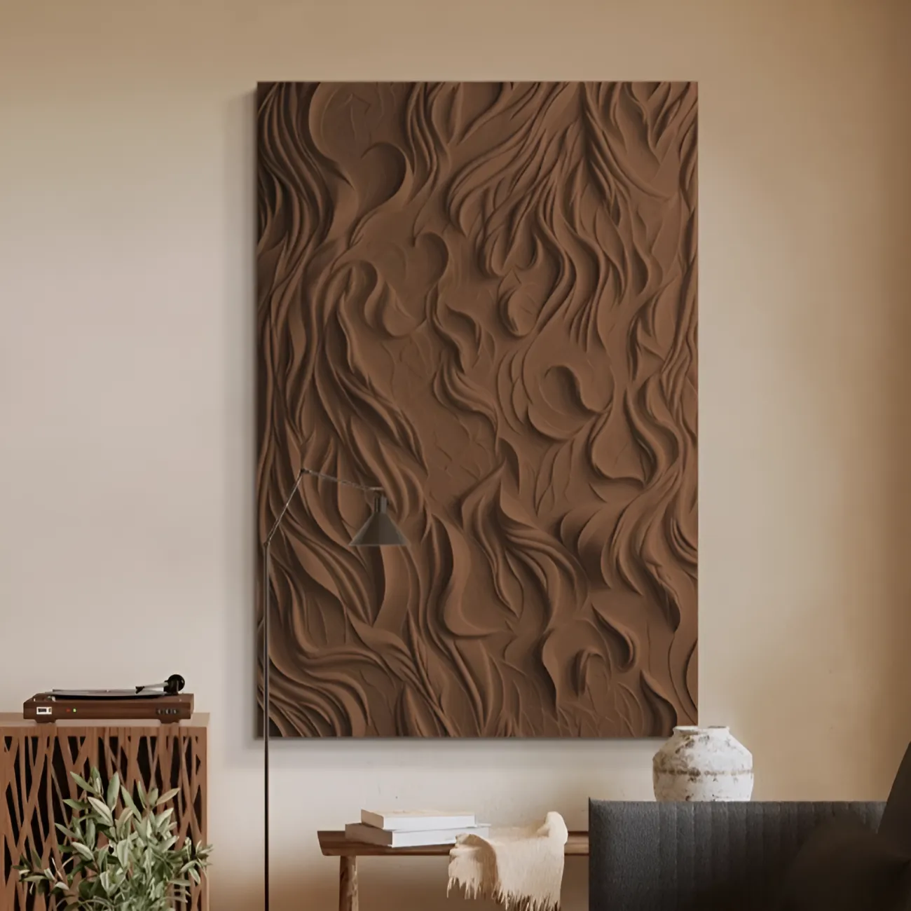 Абстрактная декоративная рельефная картина "Пьяная красавица" 38052-30 Абстрактная декоративная рельефная картина "Пьяная красавица" 38052-30