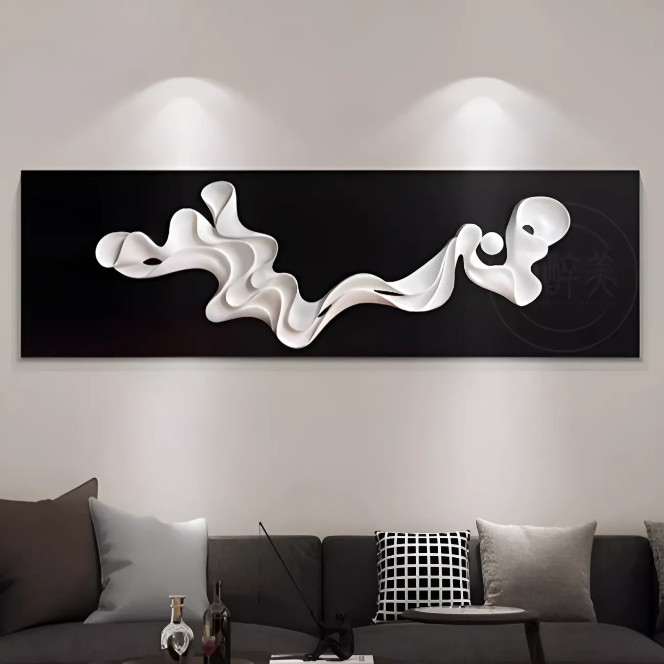 Скандинавская декоративная трехмерная картина "Пьяная красавица" 38056-30