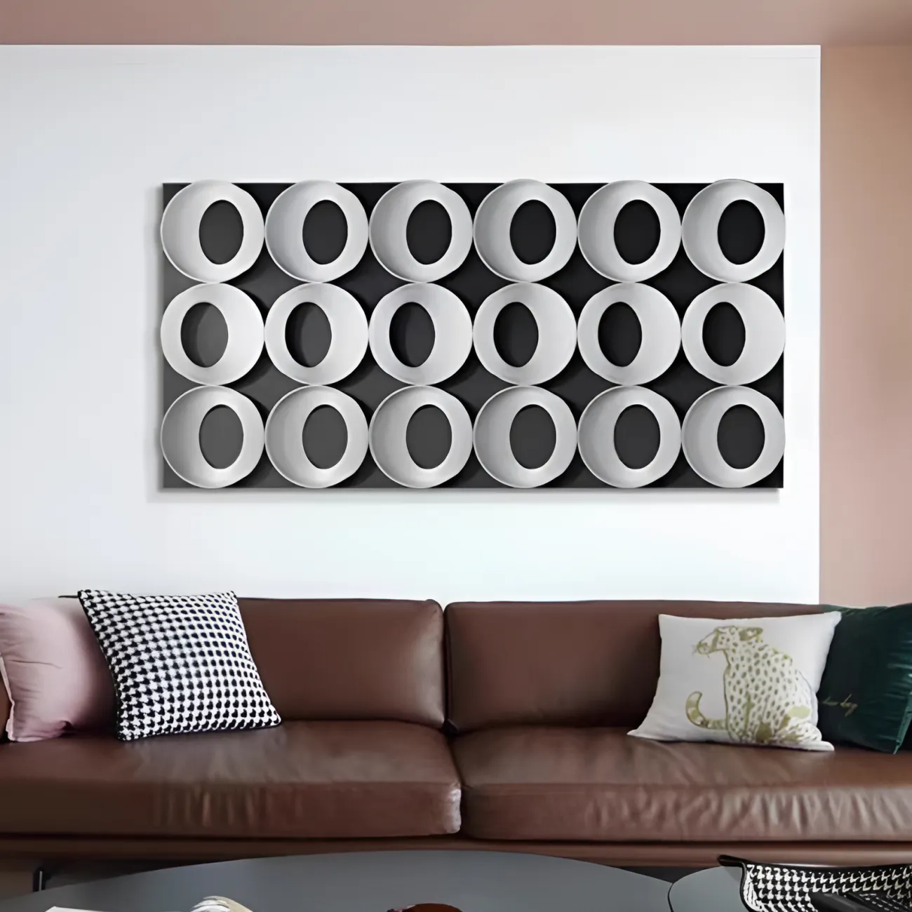 Роскошная геометрическая трехмерная картина "Пьяная красавица" 38057-30