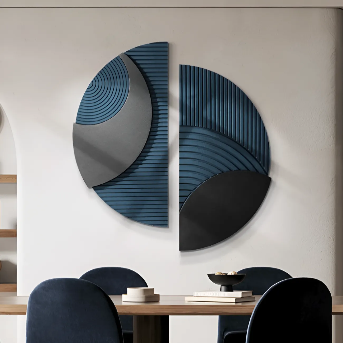 Трехмерная полукруглая декоративная картина "Пьяная красавица" 38073-30 Трехмерная полукруглая декоративная картина "Пьяная красавица" 38073-30