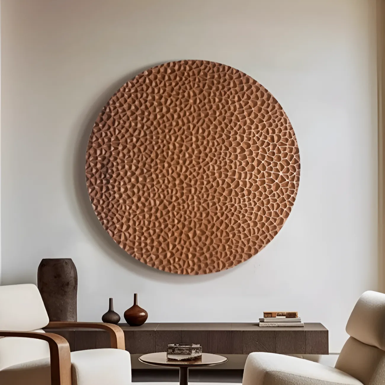 Трехмерная рельефная картина "Пьяная красавица" 38078-30 в стиле Ваби-саби