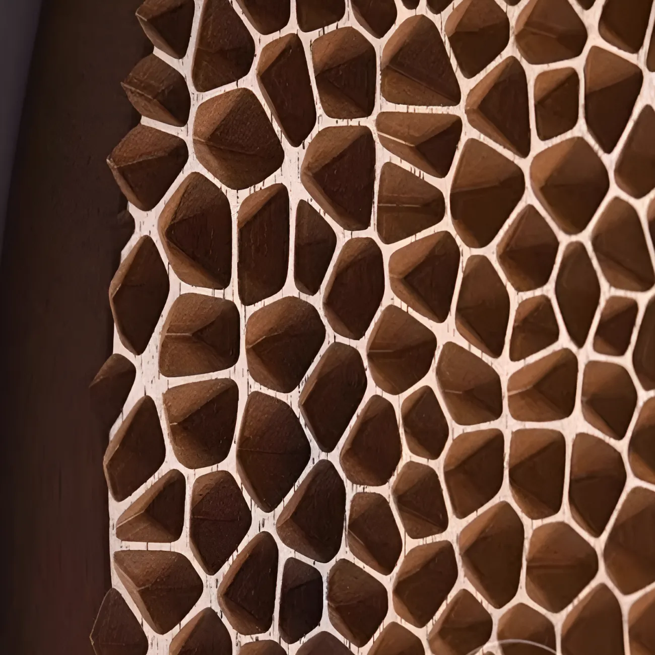 Трехмерная рельефная картина "Пьяная красавица" 38078-30 в стиле Ваби-саби