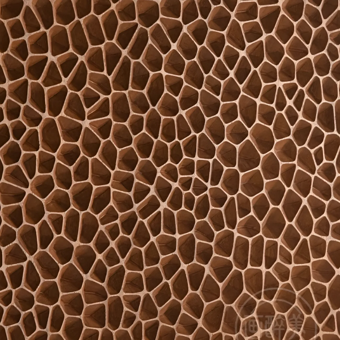 Трехмерная рельефная картина "Пьяная красавица" 38078-30 в стиле Ваби-саби